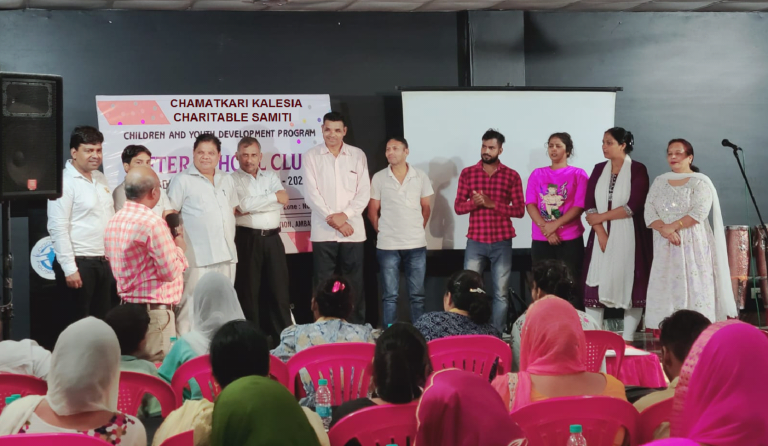25/08/2024 CHILDREN AND YOUTH DEVELOPMENT PROGRAM AT LAKHNAOURA TEH NARAINGARHAMBALA (HARYANA)
